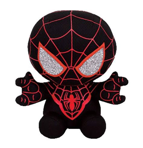 TY Beanie Baby - MILES MORALES - Marvel Spider-Man 6" Plush - Walmart.com - Walmart.com Spiderman Noir, Black And Red Suit, Baby Marvel, Baby Spiderman, Spider Man Miles Morales, Ty Plush, Miles Morales Spiderman, Black Panthers, Ty Beanie Boos