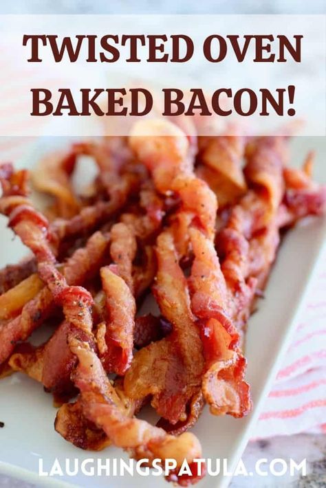 How To Bake Bacon, Bacon Bits Recipes, Bacon Pie Recipe, Bake Bacon, Perfect Bacon, Oven Baked Bacon, The Chew Recipes, Kitchen Hack, Bacon In The Oven