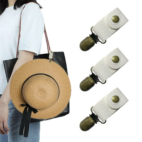 Hat Clip For Travel, Modern Handbag, Latest Handbags, Hat Clip, Travel Hat, Hat Bag, Leather Hat, Purse Backpack, Hat Clips