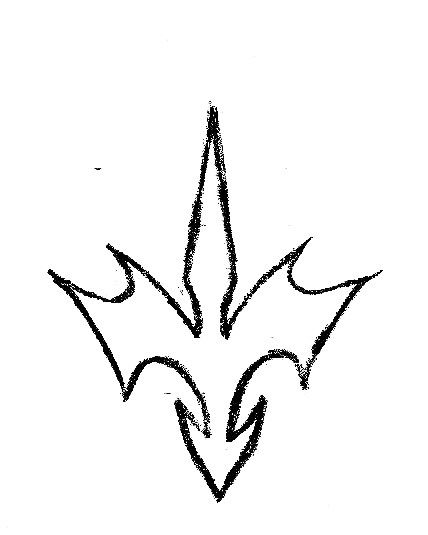 Dragon Symbol by CrimsonAngelofShadow on DeviantArt - ClipArt Best - ClipArt Best Easy Symbols To Draw, Cool Symbols To Draw, Dragon Symbol Design, Easy Drawing Designs, Dragon Symbol Tattoo, Symbols To Draw, Simple Dragon Drawing, Dragon Symbol, Easy Dragon Drawings