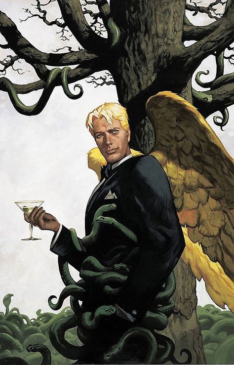 Lucifer comics by LycanArt Vertigo Comics, Bd Art, The Fallen Angel, Univers Dc, Arte Dc Comics, Lucifer Morningstar, Neil Gaiman, Dc Characters, Angels And Demons