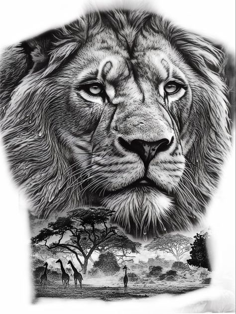 African Sleeve Tattoo, Aztec Warrior Tattoo, Big Cat Tattoo, Cherub Tattoo, Lion Tattoo Sleeves, Crazy Tattoos, African Tattoo, Wolf Tattoo Sleeve, Animal Tattoo Ideas