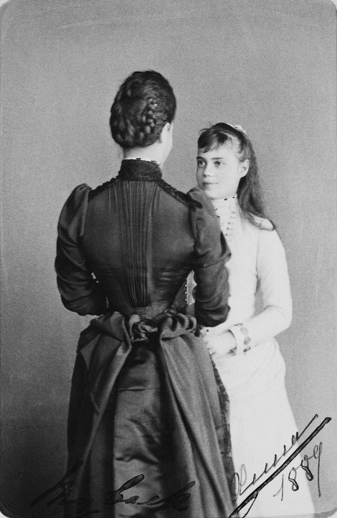 Empress Marie Feodorovna and her daughter Grand Duchess Xenia