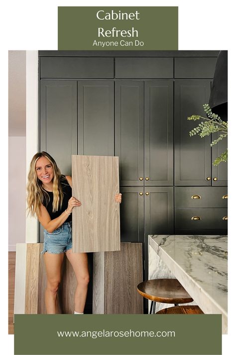 If you aren't in love with your cabinets, you DONT have to start from scratch! Try refreshing the cabinets in your home with Nieu. Reface Cabinet Doors, Angela Rose Home, Floating Bench, Kitchen Cabinets Fronts, New Cabinet Doors, Angela Rose, Refacing Kitchen Cabinets, Cabinet Fronts, Cabinet Refacing