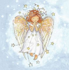 Charity Christmas Cards, Christmas Angel, An Angel, The Snow, Christmas Cards, Angel, Stars, Christmas