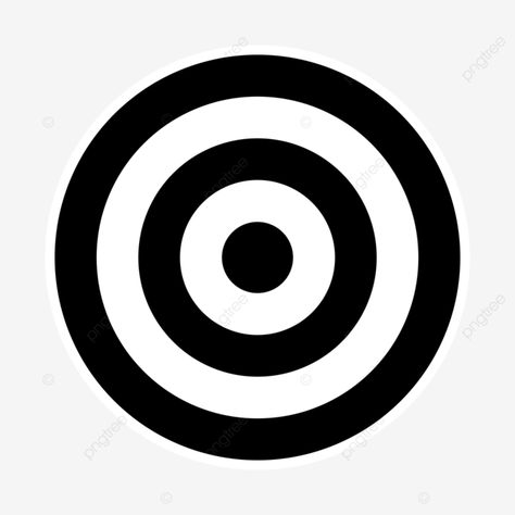 black and white bullseye target icon Bullseye Tattoo, Target Icon, Target Logo, Bullseye Target, Target Bullseye, Tattoo Stencils, Business Flyer, Card Templates, Creative Business