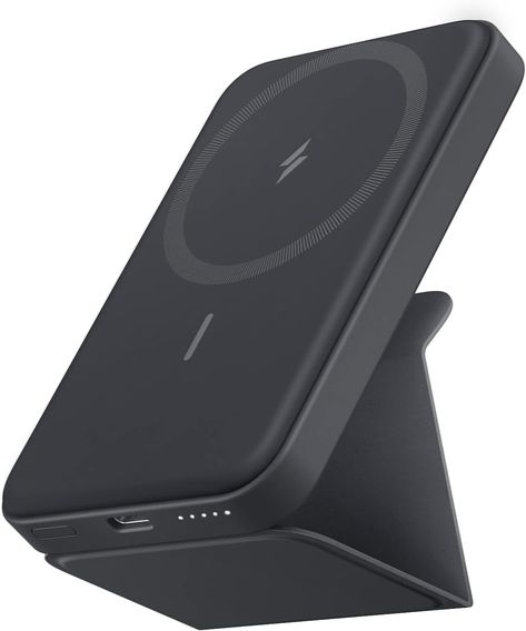 Amazon.com: Anker Magnetic Battery (MagGo), 5,000 mAh Foldable Magnetic Wireless Portable Charger and USB-C for iPhone 15/15 Plus/15 Pro/15 Pro Max, iPhone 14/13 Series (Interstellar Gray) : Cell Phones & Accessories Magnetic Charger, Otter Box, Portable Power Bank, Iphone Charger, Best Iphone, Used Iphone, Portable Charger, Phone Grips, Portable Power