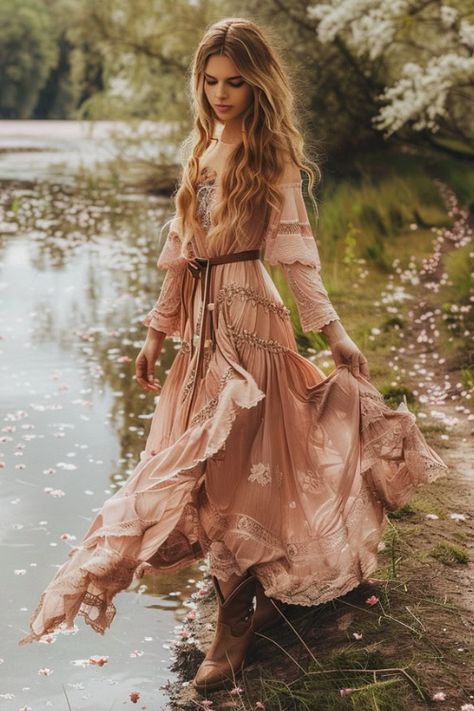 65+ Cowboy Boots Outfit Ideas for Wedding Guests: From Barn to Ballroom - From The Guest Room Western Outfit For Wedding Guest, Dress Outfits For Wedding Guest, Formal Dress With Cowboy Boots, Country Wedding Guest Outfit, Barn Dance Outfit, Outfit Ideas For Wedding, Country Wedding Outfit, Western Glam Outfit, Vestidos Country