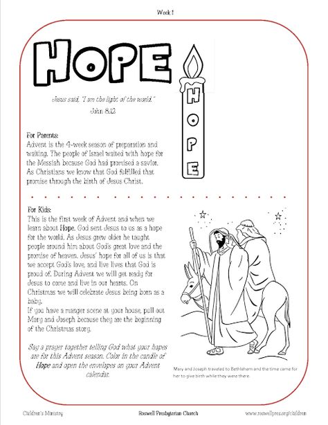 Sunday School Advent, Hope Activities, Advent Hope, Season Of Advent, Hope Crafts, Advent Prayers, Christmas Sunday School, First Sunday Of Advent, Advent Crafts