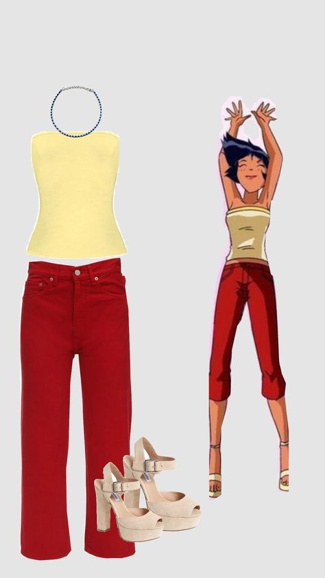 Alex! #pilatesprincess #coffeeaesthetic #selfcareaesthetic #totallyspies #baroque #s #surrealist #alex Alex Totally Spies, Mickey Mouse Quilt, Spy Outfit, Spy Girl, Character Inspired Outfits, Totally Spies, Outfit Collage, 2000s Fashion Outfits, Cartoon Outfits