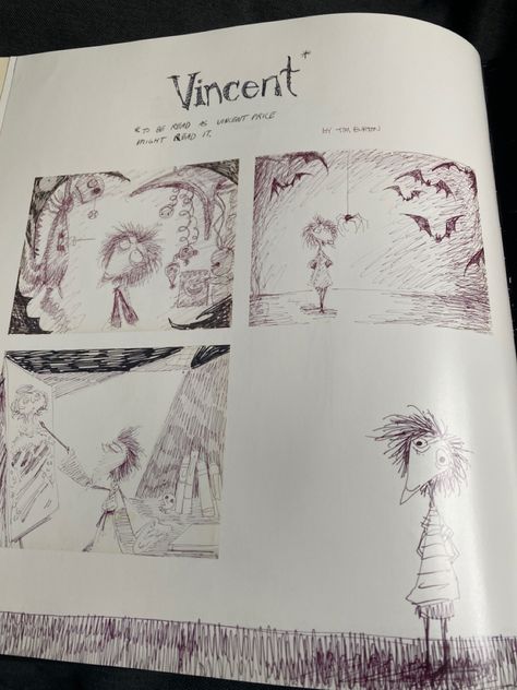 Original sketches from “The Art of Tim Burton” Tim Burton Original Sketches, Tim Burton Books, The Art Of Tim Burton, Tim Burton Illustration, Art Of Tim Burton, Time Burton, Tim Burton Sketches, Tim Burton Artwork, Tim Burton Drawings