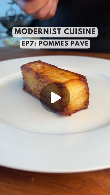 Pave Potatoes Recipe, Potato Pave Recipe, Potato Pave, Layered Potato, Modernist Cuisine, Potato Recipes, Fine Dining, Street Food, Potato