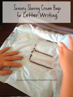 Mothering with Creativity: Shaving Cream Writing Sensory Writing, Kindergarten Sensory, Letter Writing Practice, Letter Learning, Preschool Fine Motor Activities, How To Make Letters, Preschool Fine Motor, Sensory Activity, Preschool Writing