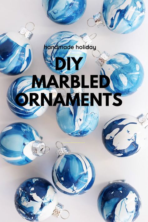 Marble Ornaments, Diy Christmas Ball, Egg Rack, Recycle Paper, Diy Christmas Table, Nail Polish Crafts, Diy Christmas Ornaments Easy, Diy Christmas Ornament, Diy Marble