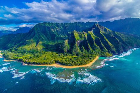 Hawaii Landscape, Island Wallpaper, Napali Coast, Sleep Study, Hawaii Honeymoon, Nature Scenery, Hawaii Life, 4k Video, Oahu Hawaii