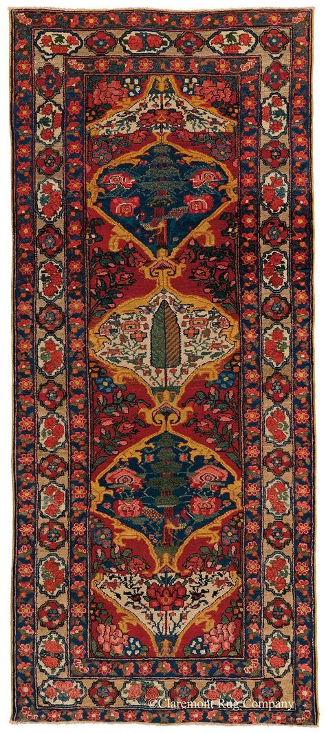 Garden Rug, Bakhtiari Rugs, Antique Persian Rug, Rug Company, Pine Trees, Persian Carpet, North Africa, Adaptation, Rugs And Carpet