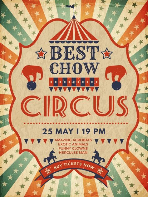 Circus Gala, Cirque Vintage, Carnival Show, Vintage Circus Posters, Circus Design, Circus Show, Carnival Posters, Clowns Funny, Circus Poster