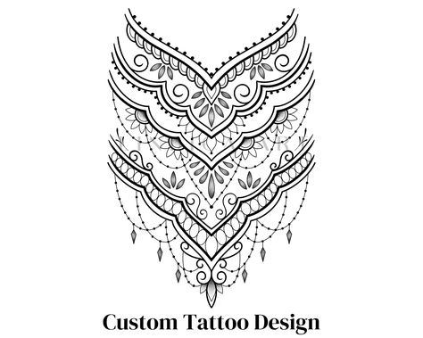 Looking for a custom and unique feminine tattoo design in the style of fine lines that incorporates elements such as Ornamental/Mandala, floral, botanical, butterflies, geometric shapes and similar? I'd love to create a beautiful personalized artwork for you according to your wishes! I specialize in creating meaningful and symbolic designs from your ideas. You can take your personalized stencil to your local tattoo artist and bring your design to life. *Please message me before purchasing for yo C Section Tattoos For Women, Diamond Shaped Tattoo Designs, Upper Arm Mandala Tattoos For Women, Under The Knee Tattoos Women, Mandala Arm Tattoos For Women, Back Mandala Tattoo, Mandala Tattoo Design Women, Female Body Tattoo, Mandala Tattoo Stencil