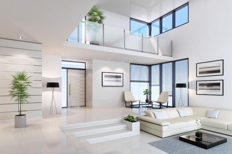 White Penthouse, Penthouse Interior, Modern Houses Interior, Dream House Interior, White Houses, Design Case, White Interior, House Inspo, Dream Home Design