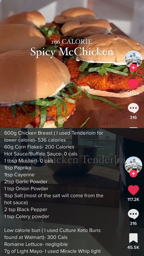 Hot N Spicy Mcchicken Recipe, Spicy Mcchicken Recipe, Mcchicken Recipe, Spicy Mcchicken, Mc Chicken, Mcdonalds Recipes, Gf Dinner, Keto Buns, Spicy Chicken Sandwiches