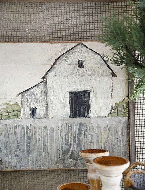 DSC_1261 Found Cottage, The Found Cottage, Liz Marie, Barn Pictures, Liz Marie Blog, Barn Painting, Old Barn Wood, Barn Art, Home Decor Blog