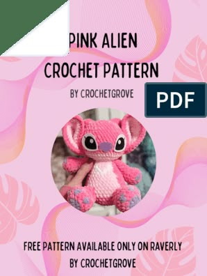 DDCrochetPattern Cinnamaroll20160225 | PDF | Crochet | Handicrafts Alien Patterns, Crochet Bobble, Baby Octopus, Pink Stitch, Easy Crochet Animals, Jumper Knitting Pattern, Crochet Decrease, Crochet Cow, Fun Crochet Projects