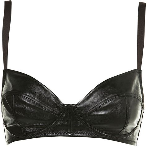 Leatherette Bralet TOPSHOP Leather Bralette, Leather Tops, Leather Bra, Alternative Style, Soft Cup Bra, Cup Bra, Bralette Tops, Soft Cup, Bra Lingerie