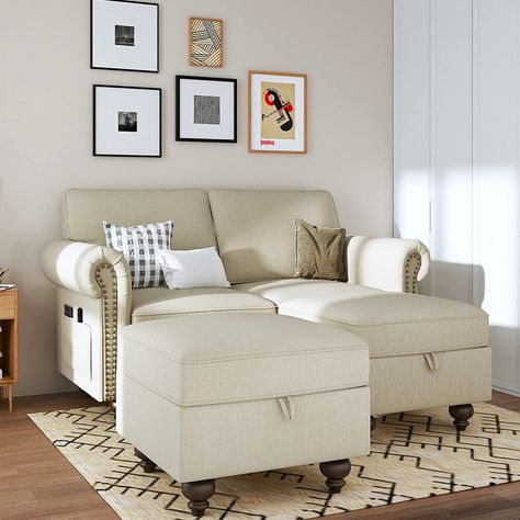 Best Sectionals for Small Spaces 2022 - The Best Convertible Sofas and Chaise Sectionals for Small Spaces Small L Shaped Couch, Loveseats For Small Spaces, L Shaped Sofa Designs, Small Sectional Sofa, Loveseat Living Room, Couch With Chaise, Sectional Sofas Living Room, Sofas For Small Spaces, Space Light