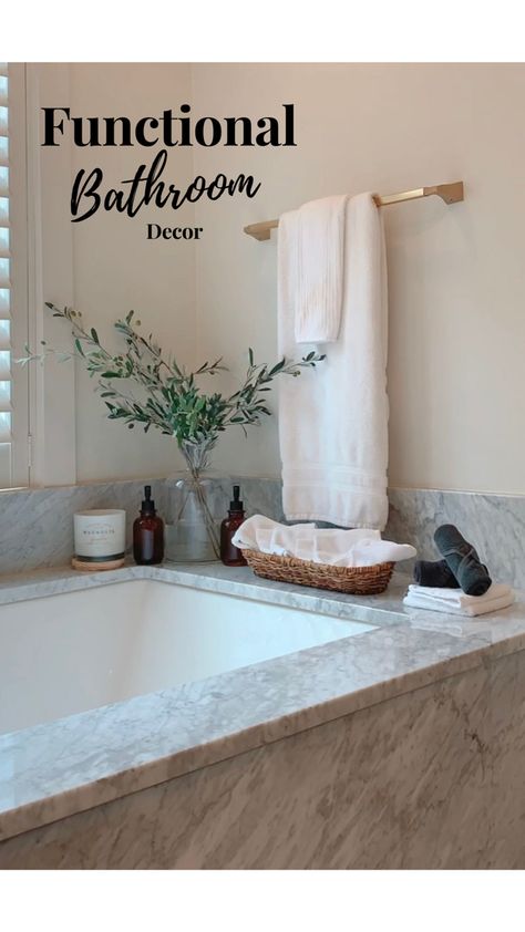 Big Bathtub Decor Ideas, Bath Tub Decor Ideas Master Bath, Art Above Tub, Farmhouse Bathtub Decor Tub Surround, Bathtub Decor Tub Surround, Decorating Around Bathtub, Garden Tub Decor Master Bath, Farmhouse Bathtub Decor, Tub Decor Master Bath