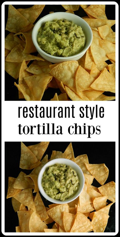 Tacos Dinner, Fried Tortilla Chips, Pizza Taco, Taco Pasta Salad, Tortilla Chip Recipe, Baked Tortilla Chips, Homemade Tortilla, Nacho Chips, Homemade Tortilla Chips