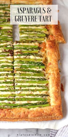 Gruyere Tart, Asparagus Tart, Vegetable Tart, Easter Brunch Food, Pastry Crust, Puff Pastry Recipes, Asparagus Recipe, Idee Pasto Sano, Tart Recipes