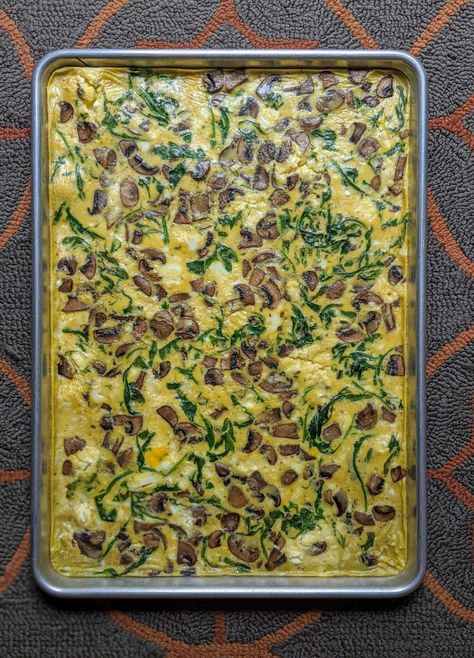 Sheet Pan Frittata Recipes, Sheet Pan Frittata, Sheet Pan Omelet, Oven Frittata, Parisian Brunch, Brunch Boards, Pan Asparagus, Asparagus Egg, Asparagus Frittata