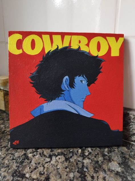 Cowboy Bebop Art, Baby Bugs Bunny, Tutorials Drawing, Easy Canvas, Easy Canvas Art, Paint Night, Art Things, Small Canvas Art, Cowboy Bebop