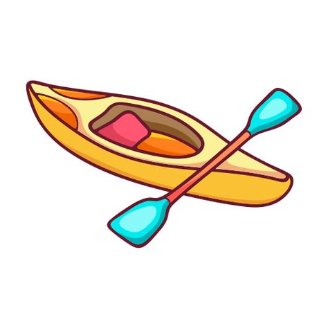 Kayak Stickers, Svg Downloads, Animated Icons, Free Stickers, Displaying Collections, Online Design, Kayaking, Transportation, Vector Free