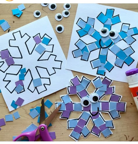 Winter Crafts Preschool, Winter Art Projects, Atv Riding, Toddler Arts And Crafts, Preschool Arts And Crafts, Winter Preschool, Kindergarten Crafts, Winter Crafts For Kids, Daycare Crafts