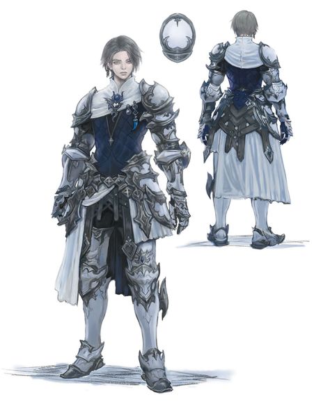 Paladin Zero Art - Final Fantasy XIV: Endwalker Art Gallery Zero Art, Art Final, Character And Setting, Final Fantasy Art, Game Character Design, Final Fantasy Xiv, Character Designs, Game Artwork, Game Character