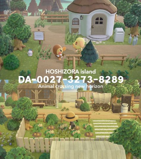 Cottagecore Animal Crossing, Dream Address, Animal Crossing New Horizon, Farm Town, Wood Island, Animal Crossing Wild World, Deco Nature, New Animal Crossing, Animal Crossing Game