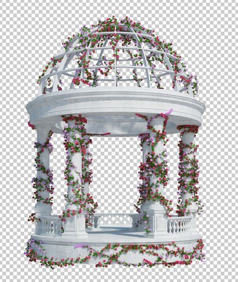 Floral Gazebo, Flower Gate, Snowy Pictures, Wedding Illustration Card, Digital Invitations Design, Png Wedding, Nature Rose, Wedding Icon, Graphic Shapes Design