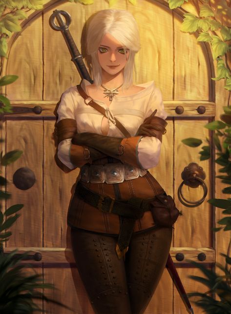 Ciri Fanart, Ciri Witcher, Witcher Wallpaper, The Witcher Game, Illustration Fantasy, The Witcher Books, Witcher Art, The Witcher 3, Wow Art