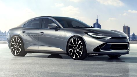 2025 Toyota Camry: What America’s Next Best-Selling Sedan Could Look Like | Carscoops Cool Truck Accessories, Crane Lift, Hybrid Cars, Mid Size Sedan, Sedan Cars, Toyota Crown, Creatures Art, Lexus Cars, Luxury Card