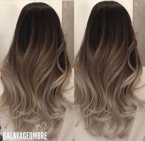 Hair Goals Color, Brown Ombre Hair, Ombre Hair Color, Trendy Hair, Trending Hairstyles, Hair Color Balayage, Brown Hair Colors, Model Hair, Ombre Hair