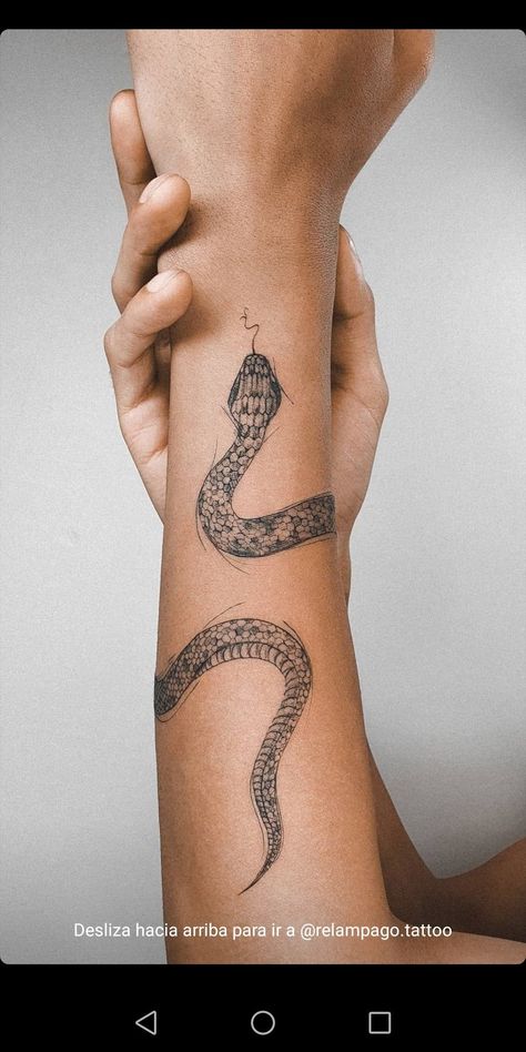 Snake Tattoo On Arm Woman, Snake Print Tattoo, Elegant Snake Tattoo, Bicep Snake Tattoo, Milk Snake Tattoo, Snake Around Wrist Tattoo, Dark Feminine Tattoos Ideas, Snake Tattoo Wrist, Ankle Snake Tattoo