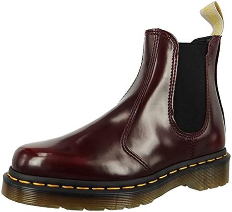 Dr. Martens Vegan 2976 Chelsea Boot 2976 Chelsea Boots, Stylish Winter Boots, Parisian Women, Yellow Heels, Pull And Bear, Vegan Boots, Dr Martens Boots, Boots Uk, Reebok Women