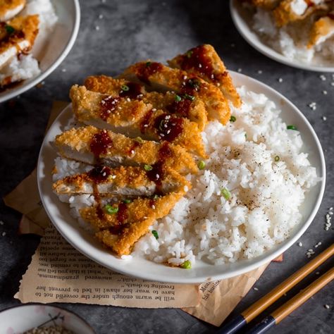 Vegan Katsu Curry, Tofu Katsu, Air Fryer Recipes Vegetarian, Homemade Curry, Tofu Dishes, Crispy Tofu, Veggie Side Dishes, Recipe Roundup, Tofu Recipes