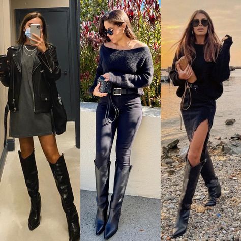 Tall cowboy boots black Tall Black Cowboy Boots Outfit, Black Cowboy Boots Outfit Fall, Black Tall Boots Outfit, Tall Cowboy Boots Outfit, Cowboy Boots Outfit Women, Cowboy Boots Winter, Tall Cowboy Boots, Tall Boots Outfit, Black Cowboy Boots Outfit