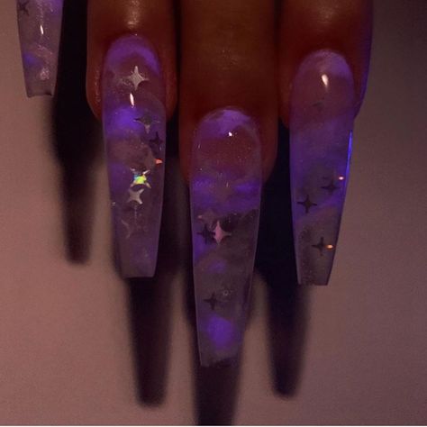 Purple Acrylic Nails, Different Nail Designs, Drip Nails, Purple Nail, Long Acrylic Nails Coffin, Coffin Nails Long, Nail Swag, Bling Acrylic Nails, Summer Acrylic Nails