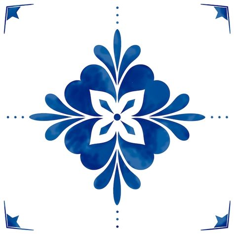 Ilustración de azulejos con textura patr... | Free Vector #Freepik #freevector #azulejos-vintage #mosaico-azul #azulejos #textura-mosaico Portuguese Tile Pattern, Delft Blue Pattern, Blue Pottery Designs, Tile Texture, Mosaic Floor, Folk Design, Free Vector Illustration, Portuguese Tiles, Keramik Design