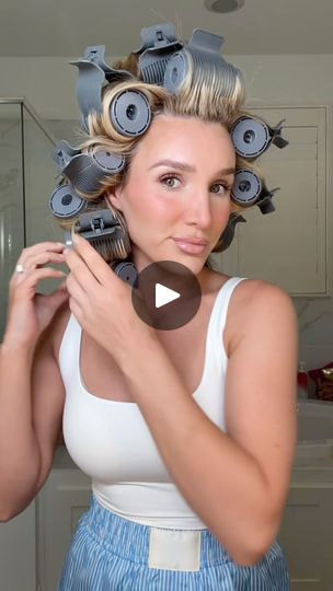 83K views · 12K reactions | Another day of 🤌🏻rolling with it🤌🏻 @hairitagebymindy did her big one with these roller sets! #hotrollers #rollers #bighair #hairitagepartner | A S H L E Y • W E S T ☀️ | southernwestsunshine · Original audio Set Hair With Rollers, How To Style Your Hair With Rollers, How To Set Rollers In Hair, Hot Roller Placement, How To Put Hair Rollers In, Rolling Hair With Rollers, How To Roll Your Hair With Rollers, How To Do Rollers In Hair, How To Roll Hair With Rollers