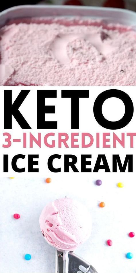 Keto Diet Recipes Keto Ice Cream No Machine, No Churn Keto Ice Cream Recipes, Keto Ice Cream Maker Recipes, Keto Strawberry Ice Cream Recipes, Low Carb Strawberry Recipes, Keto Ice Cream Recipes Easy, Sugar Free Ice Cream Recipes, Keto Desserts With Cream Cheese, Keto Desserts Easy 3 Ingredients