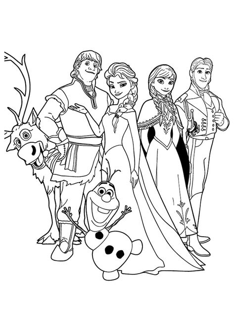 Coloring Page Elsa Coloring, Elsa Coloring Pages, Frozen Coloring Pages, Disney Princess Colors, Disney Princess Coloring Pages, Frozen Characters, Horse Coloring Pages, Princess Coloring Pages, Disney Colors